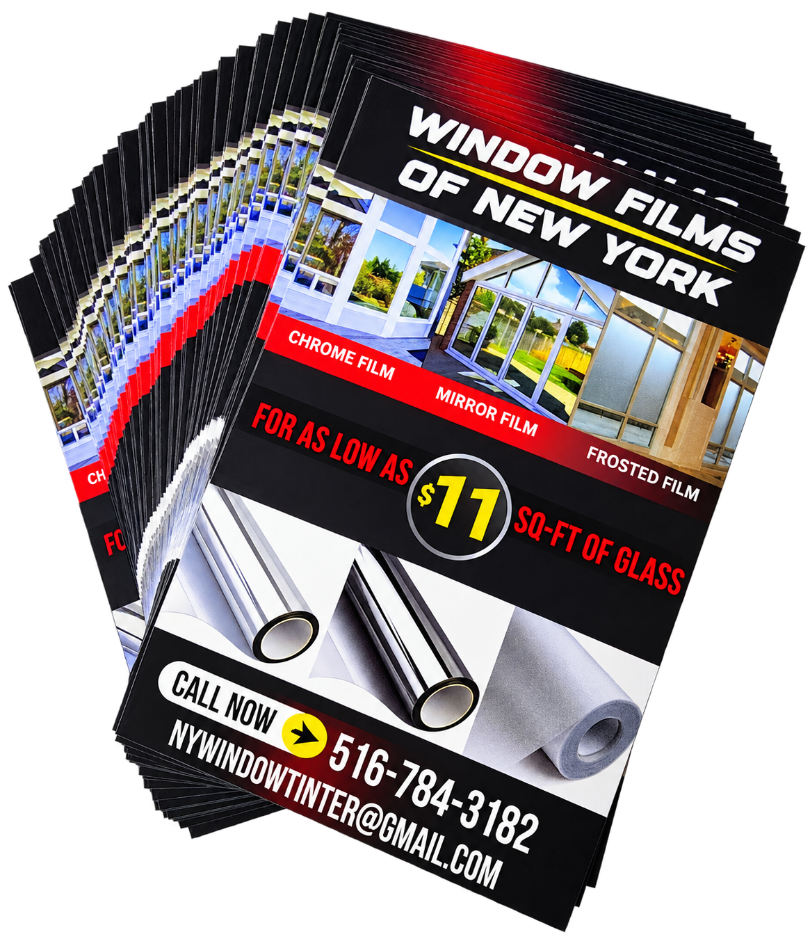 Printed promotional flyers