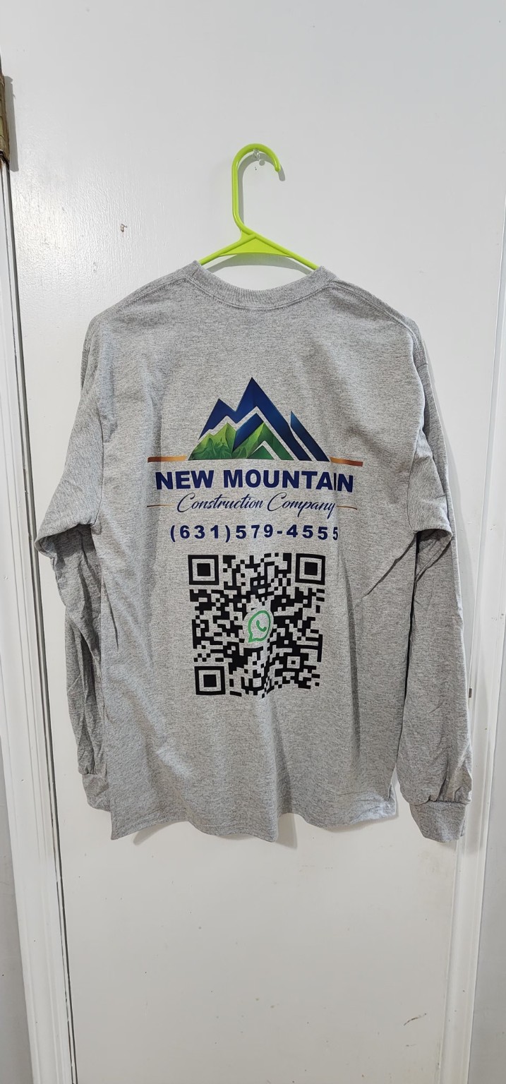 New Mountain shirt back