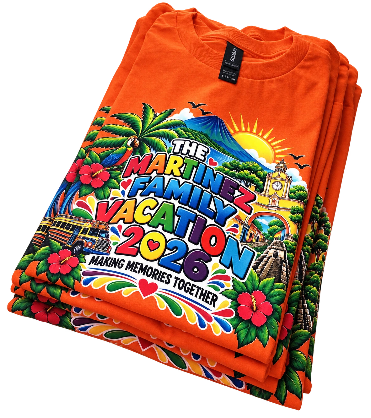 Full color print: Custom apparel
