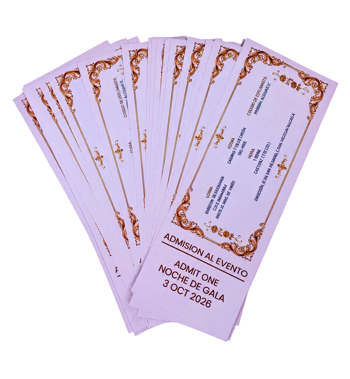 Printed business cards — Back: Business printing
