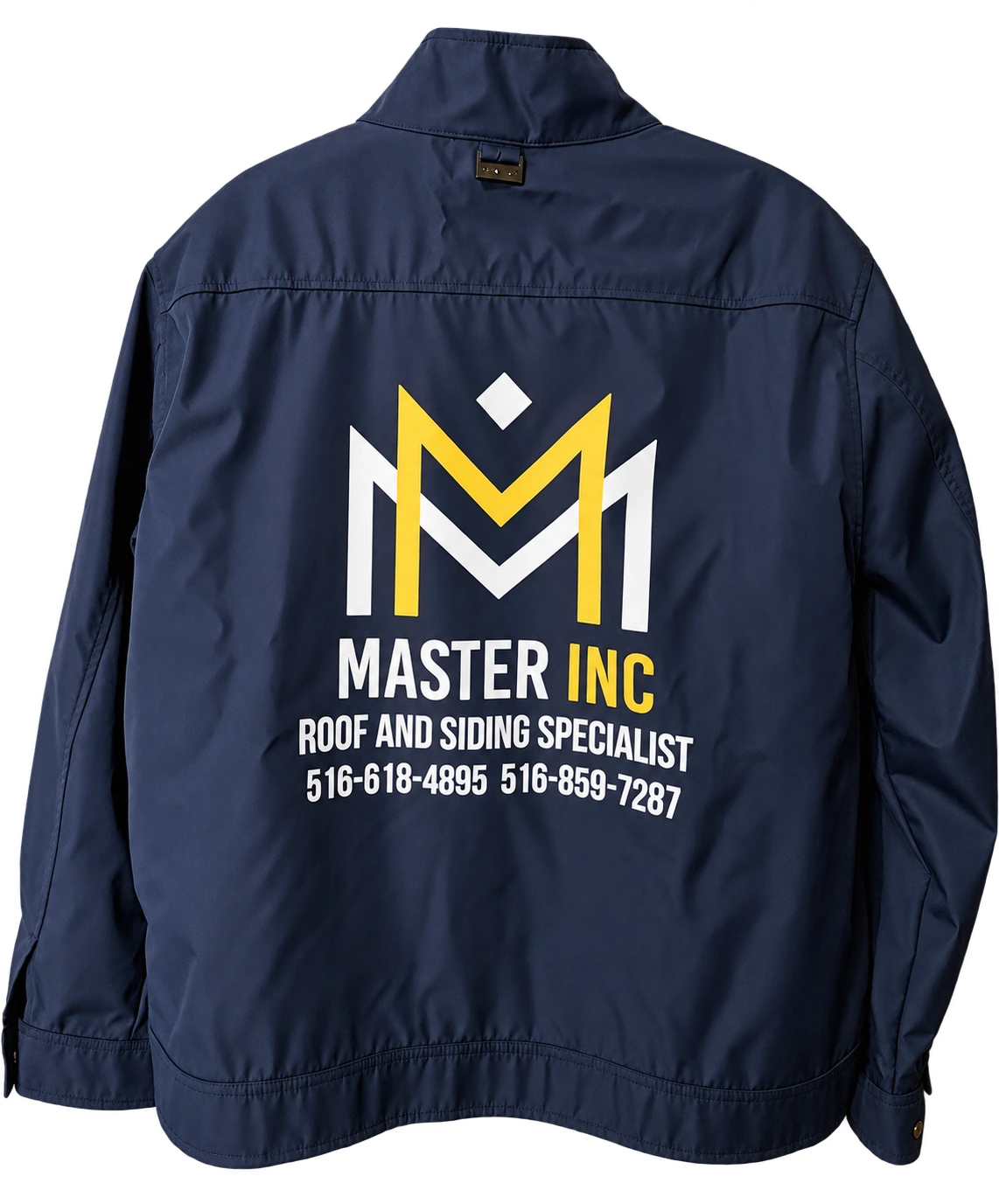 Master Inc — Jacket back: Custom apparel
