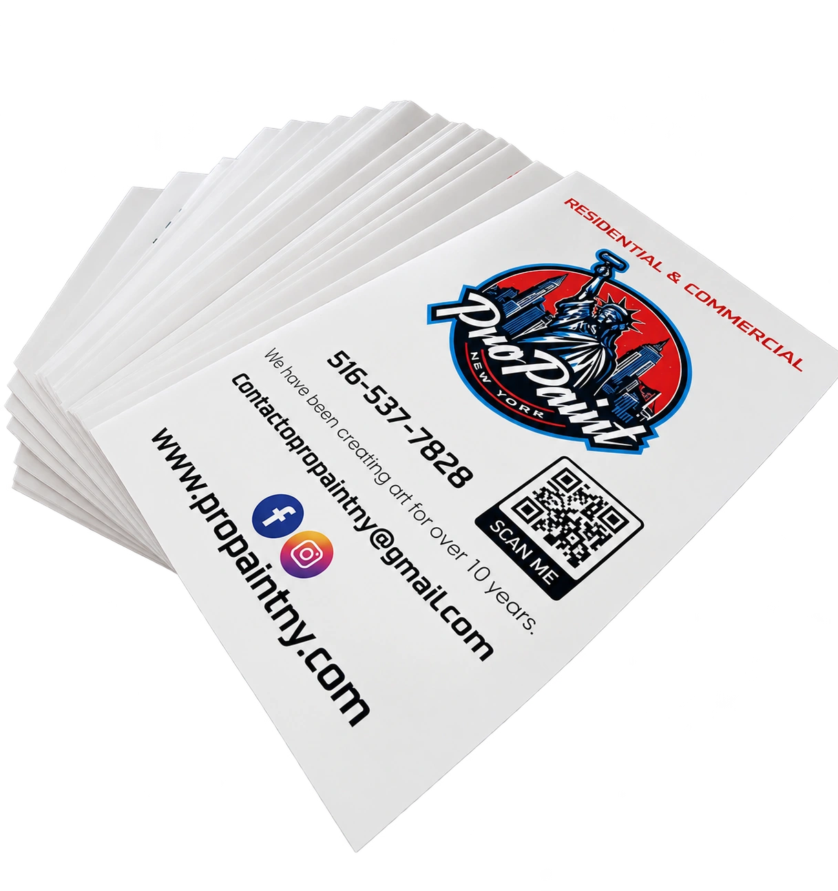 Pro Paint — Promotional flyers: Business printing