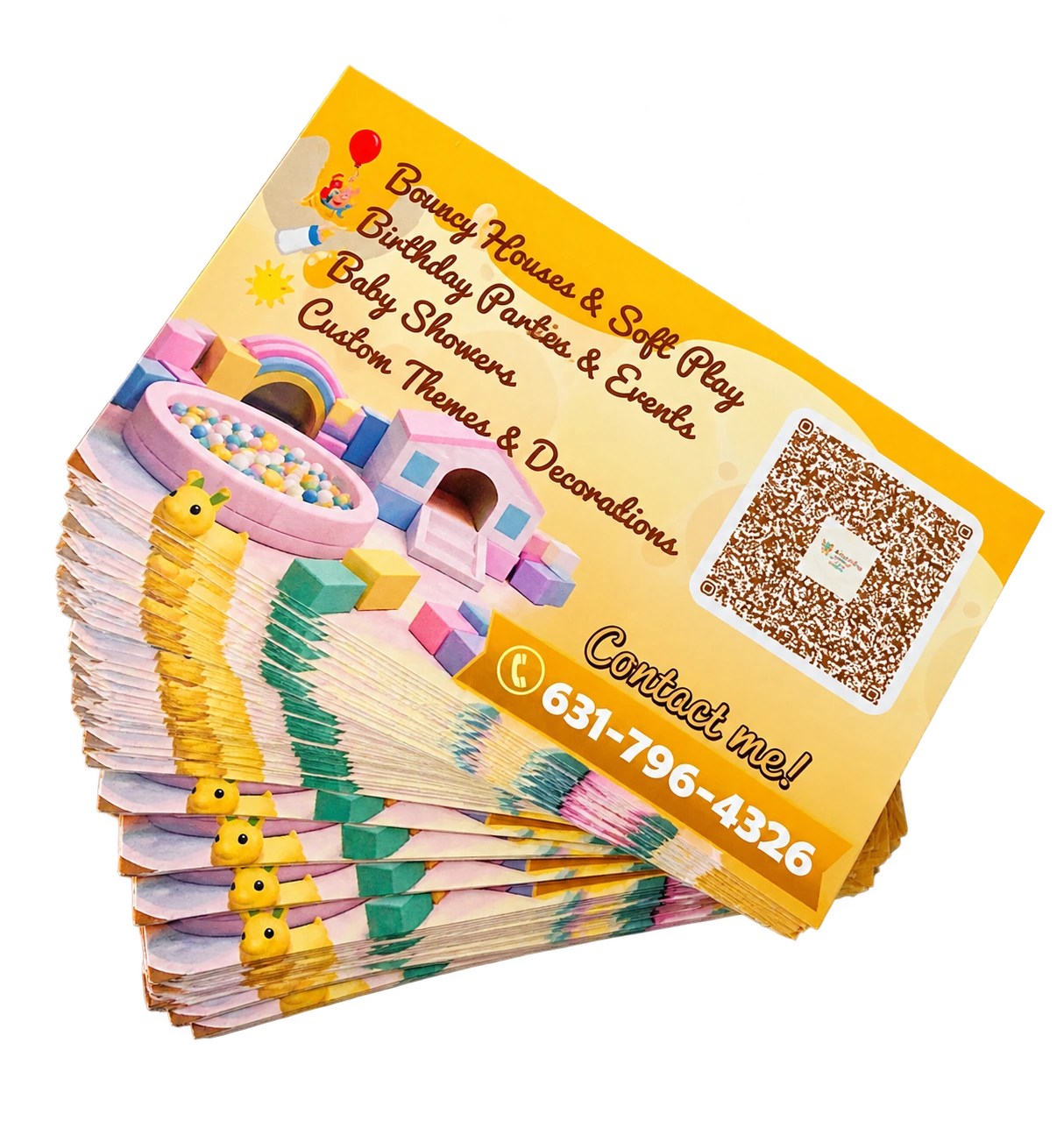HoneyBee — Business cards back: Business printing