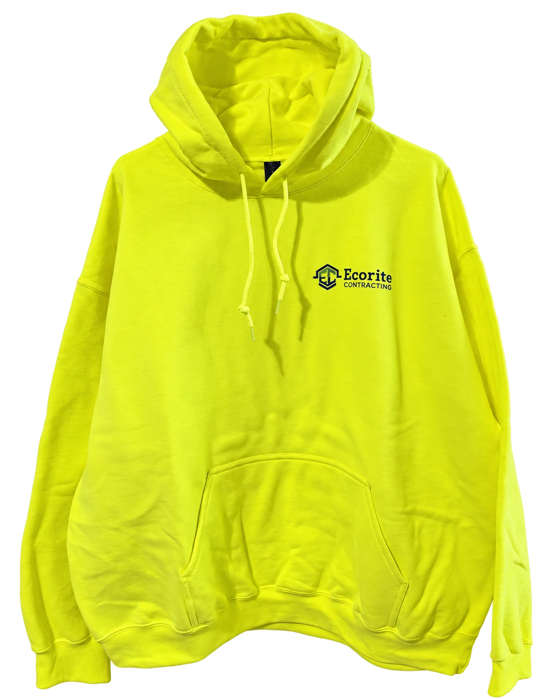 Ecorite Contracting — Hoodie front: Custom apparel