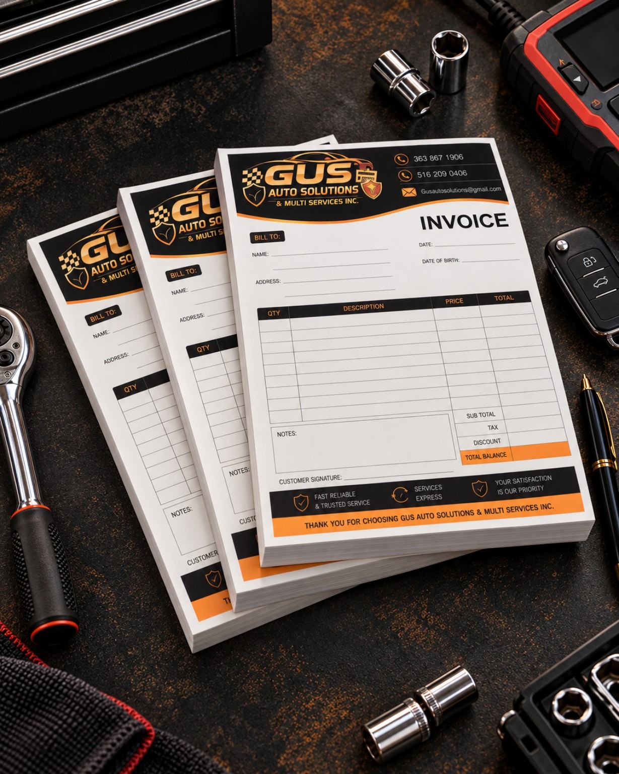 GUS Auto Solutions: Business printing