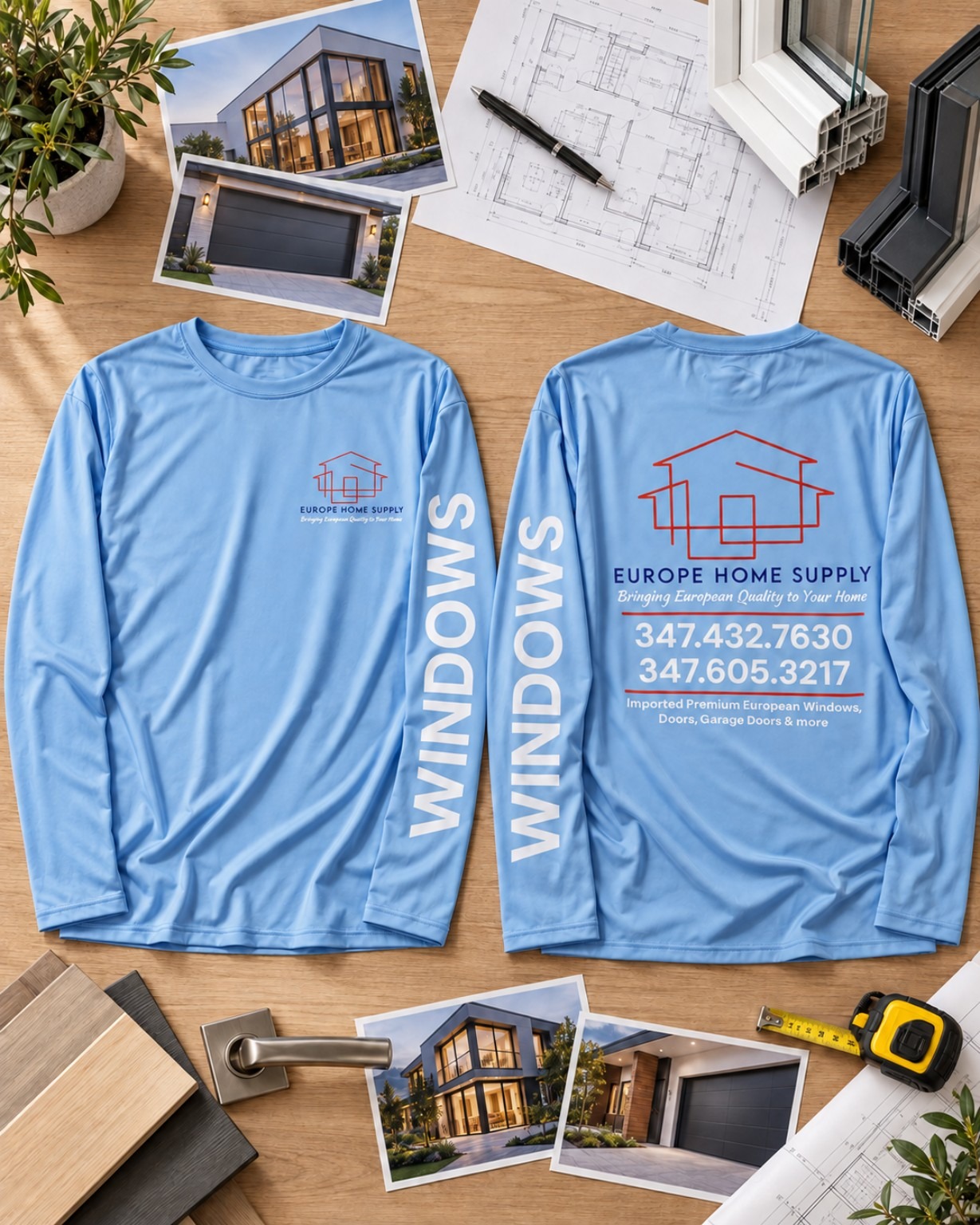 Europe Home Supply: Custom apparel