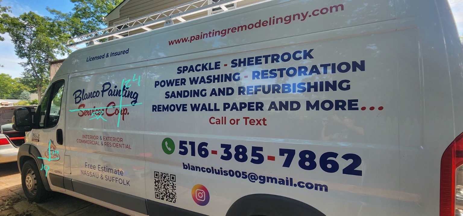 Service van — Lettering detail: Vehicle lettering