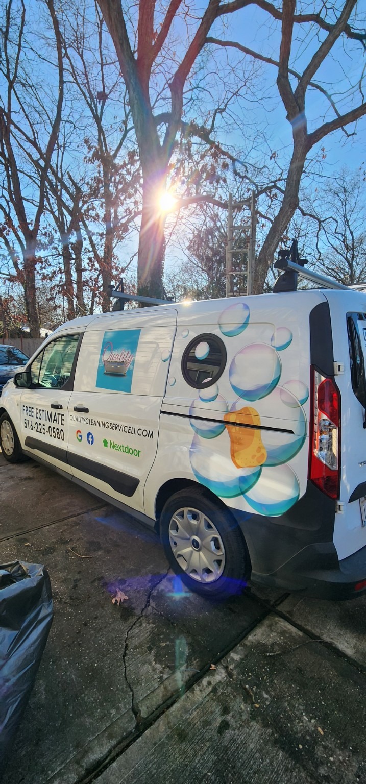 Quality Cleaning — Van graphics: Vehicle graphics